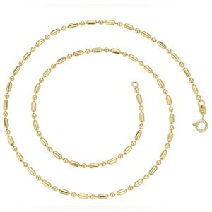 Chain Necklace 14k Gold Plated Luxury Jewelry